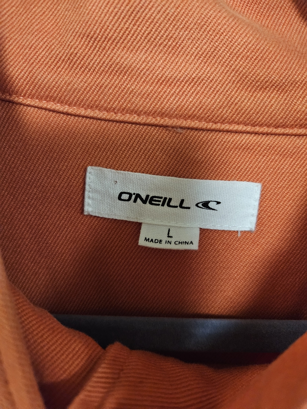 O'Neill Utility Orange Collared Jacket - Picture 3 of 3
